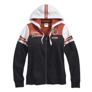 Harley Davidson Women's Classic Colorblock Hoodie medium